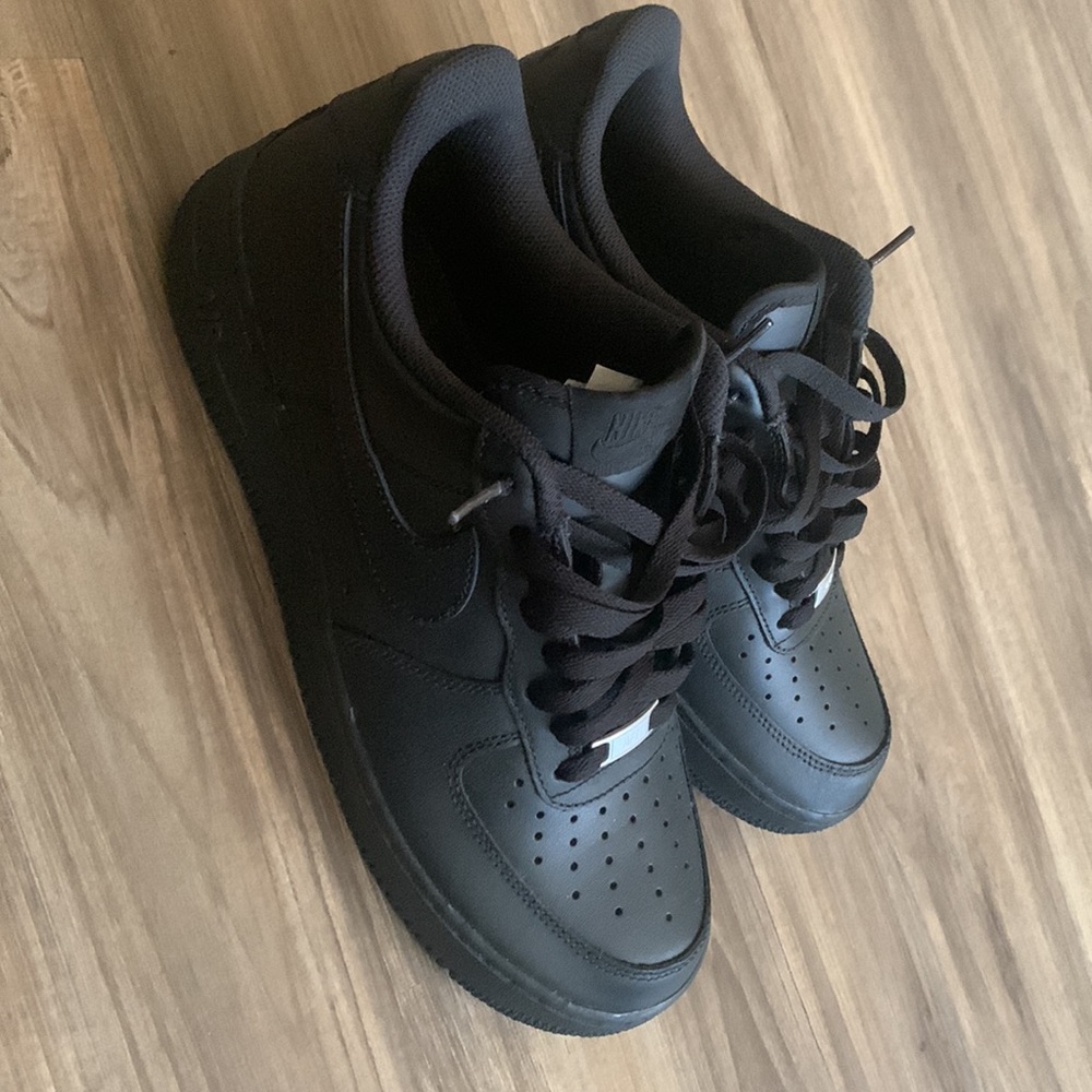 All black size 10 air force 1s